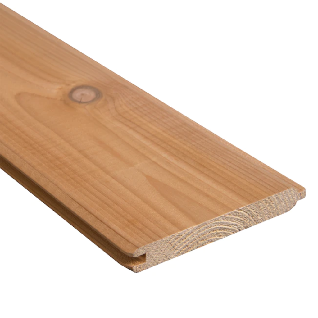 1x6x10' #122 V Groove STK Western Red Cedar 6-Pack Siding