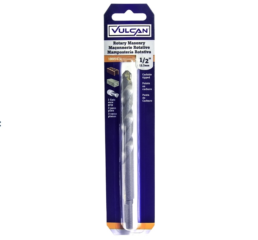 Vulcan Masonry Drill Bit 1/2x6