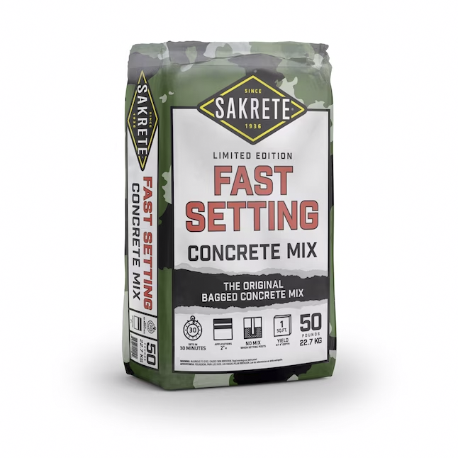 Sakrete 50lb Fastset Concrete